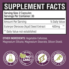 Power Seed Acai packaging highlights convenient twice-daily use.