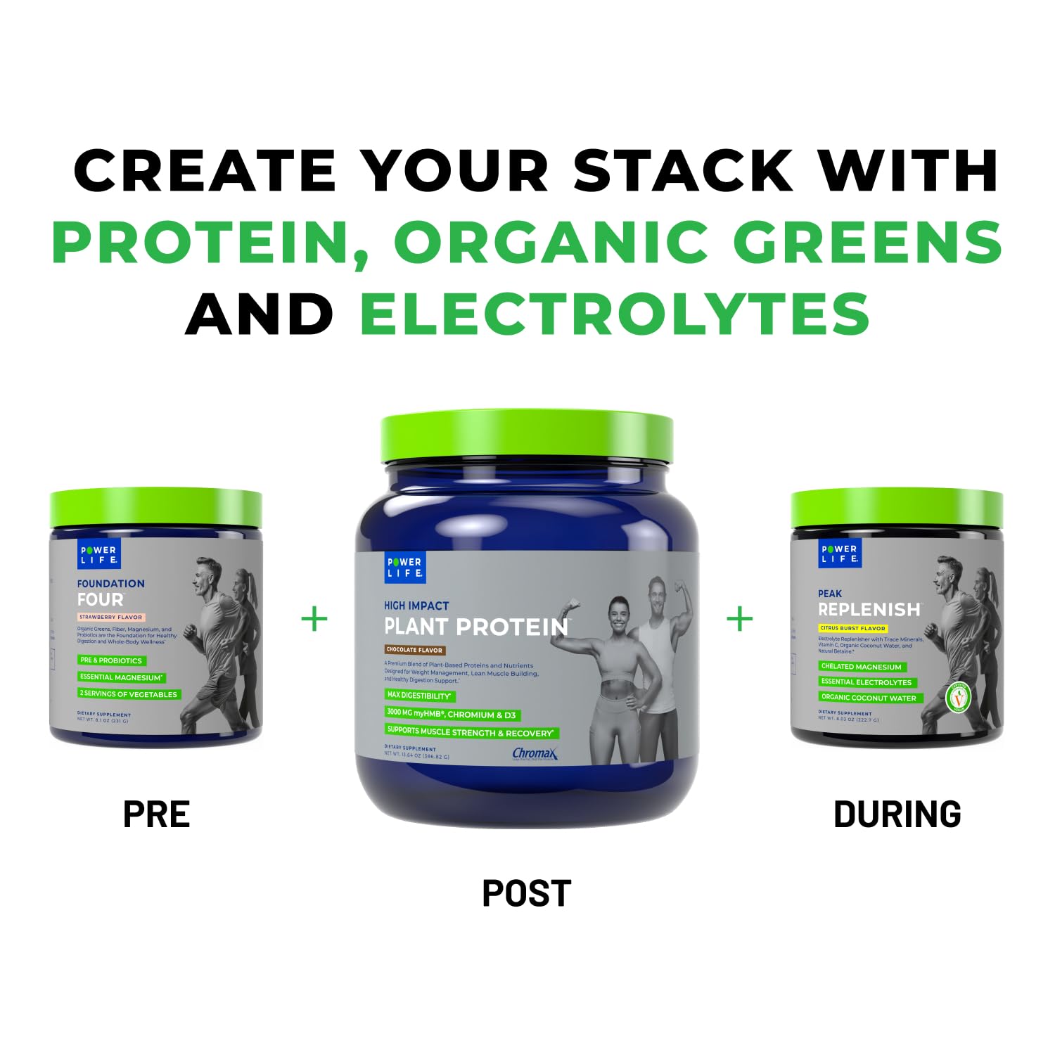 POWERLIFE New formula Chocolate packaging reflects updated flavor and ingredients.