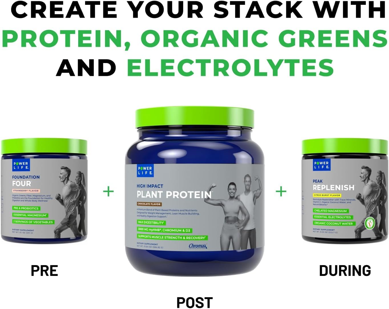 POWERLIFE post-workout shake nourishes muscles after training.