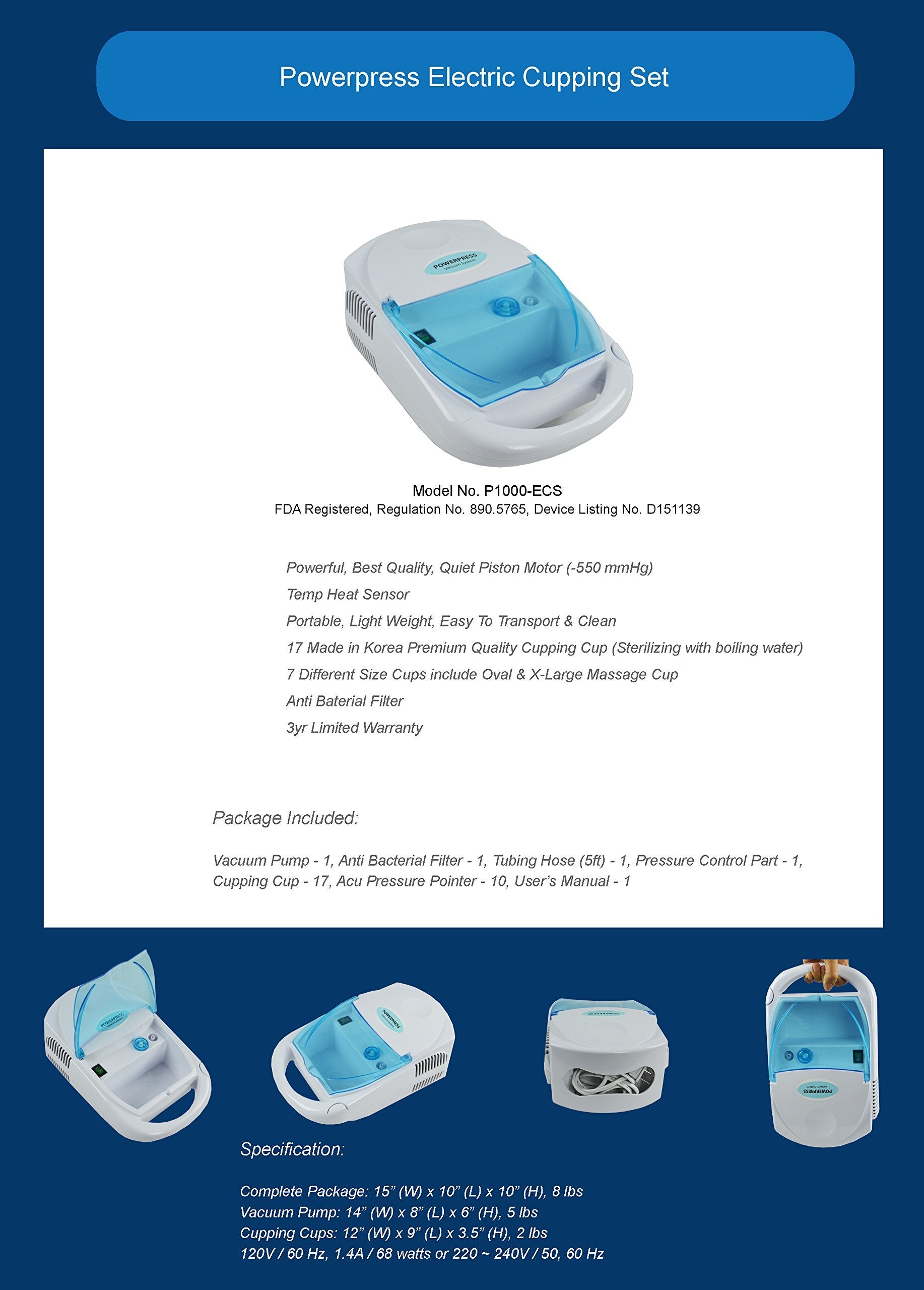 Powerpress cups boiling sterilizable for safe reuse