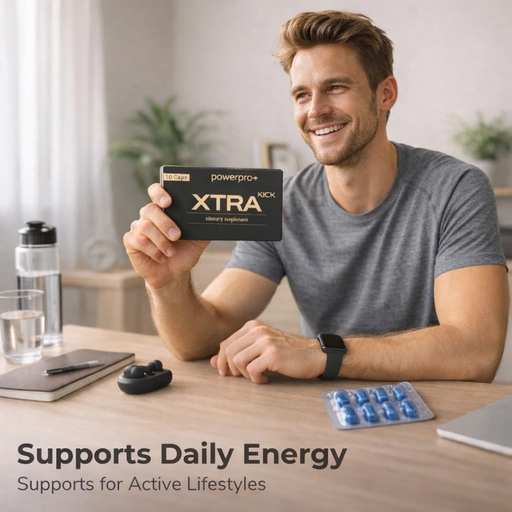 PowerPro++ vitality-focused packaging for active lifestyles.