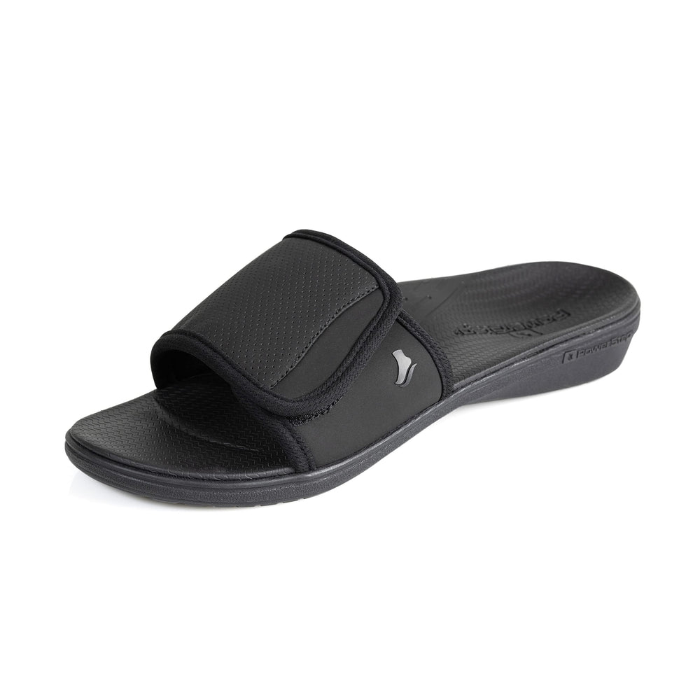 PowerStep ArchWear strap with adjustable Velcro for a secure fit.