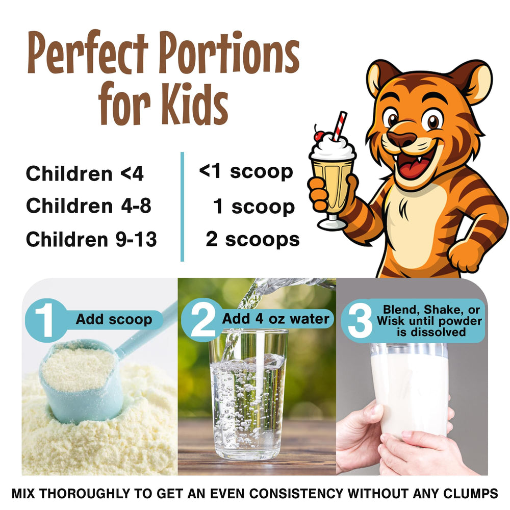 POWkids calcium and vitamin D support strong bones and teeth