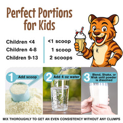 POWkids calcium and vitamin D support strong bones and teeth
