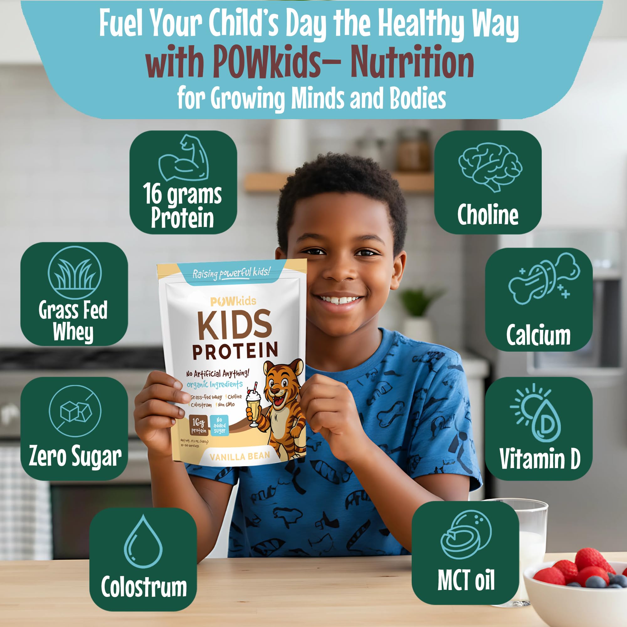 POWkids organic-vanilla-extract adds natural flavor to shakes