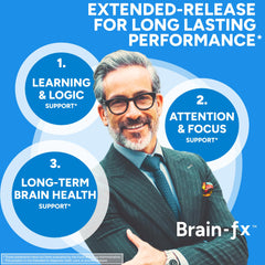 PPO Lab Brain-fx label close-up highlights Alpha GPC and learning support.