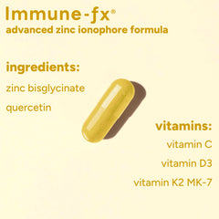 PPO Lab Immune-fx packaging box on white surface conveys purity