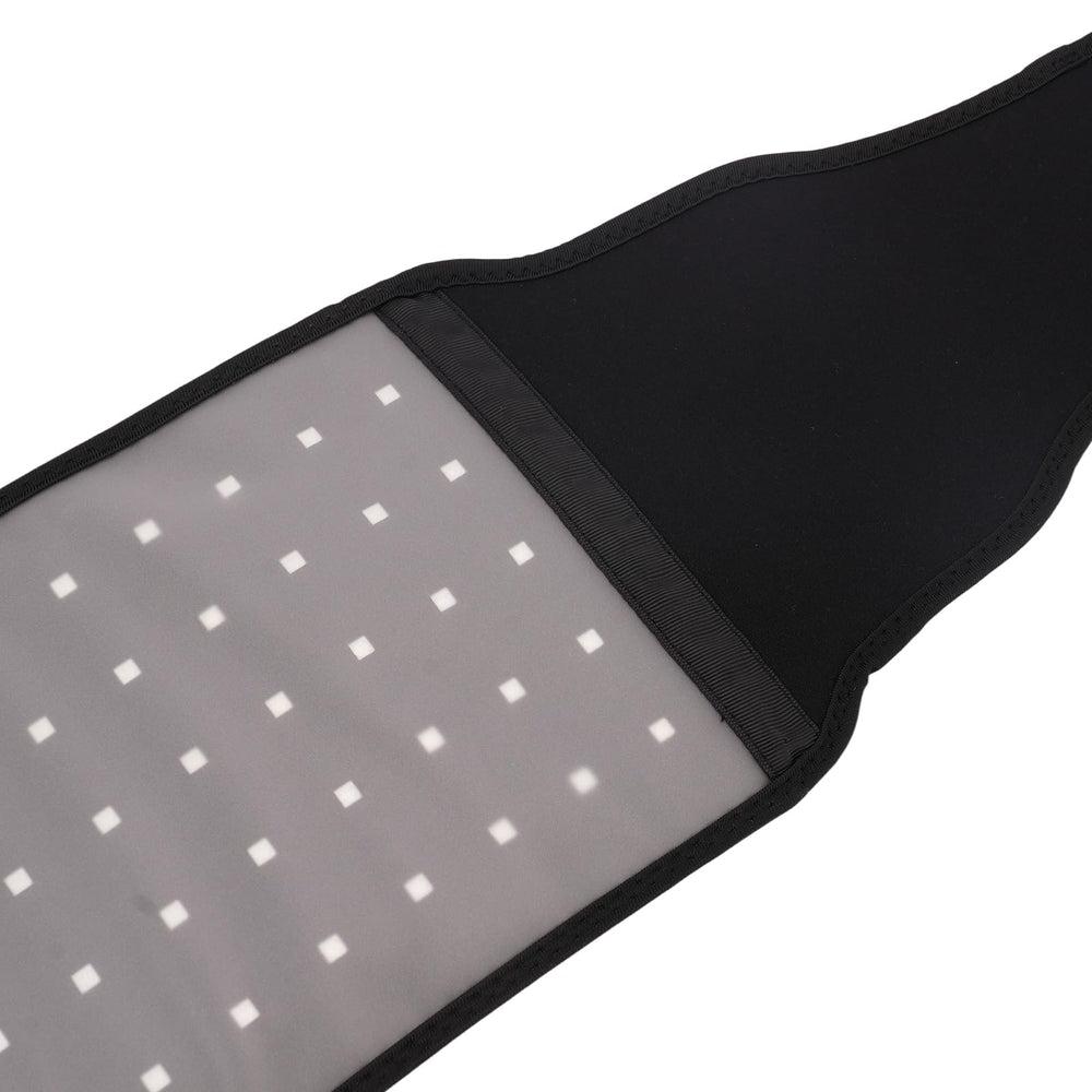 PPOKK red light therapy belt with 117 LEDs for muscle relaxation and tension relief