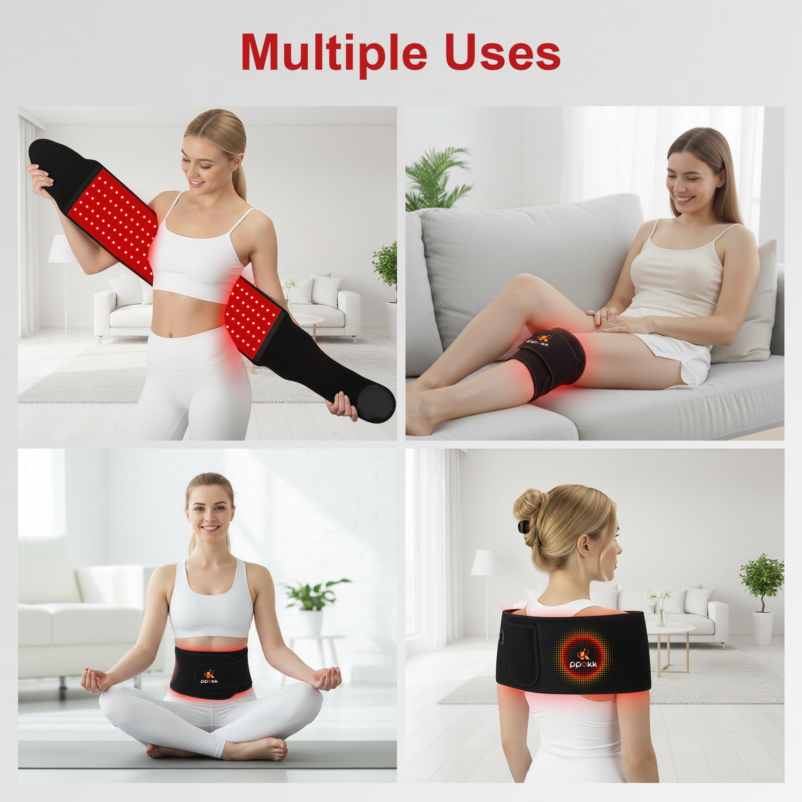 PPOKK therapy belt modes dial with three modes and levels.