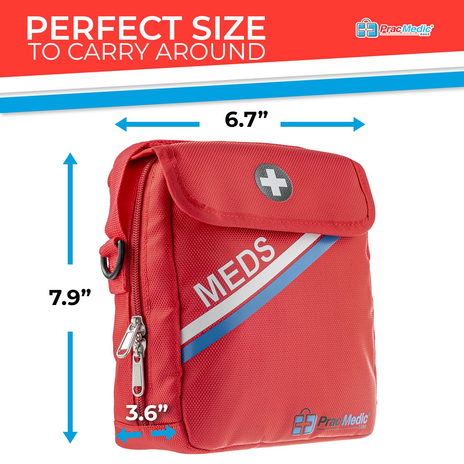 PRAC MEDIC BAGS emergency ID card supports quick reference in emergencies.
