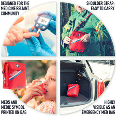 PRAC MEDIC BAGS travel-ready design fits compact spaces.