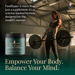 Prana Flora FemPower unflavored formula blends smoothly in water.