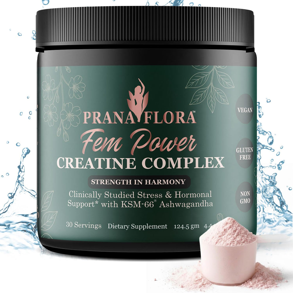 Prana Flora FemPower sunflower phospholipid complex enhances uptake.
