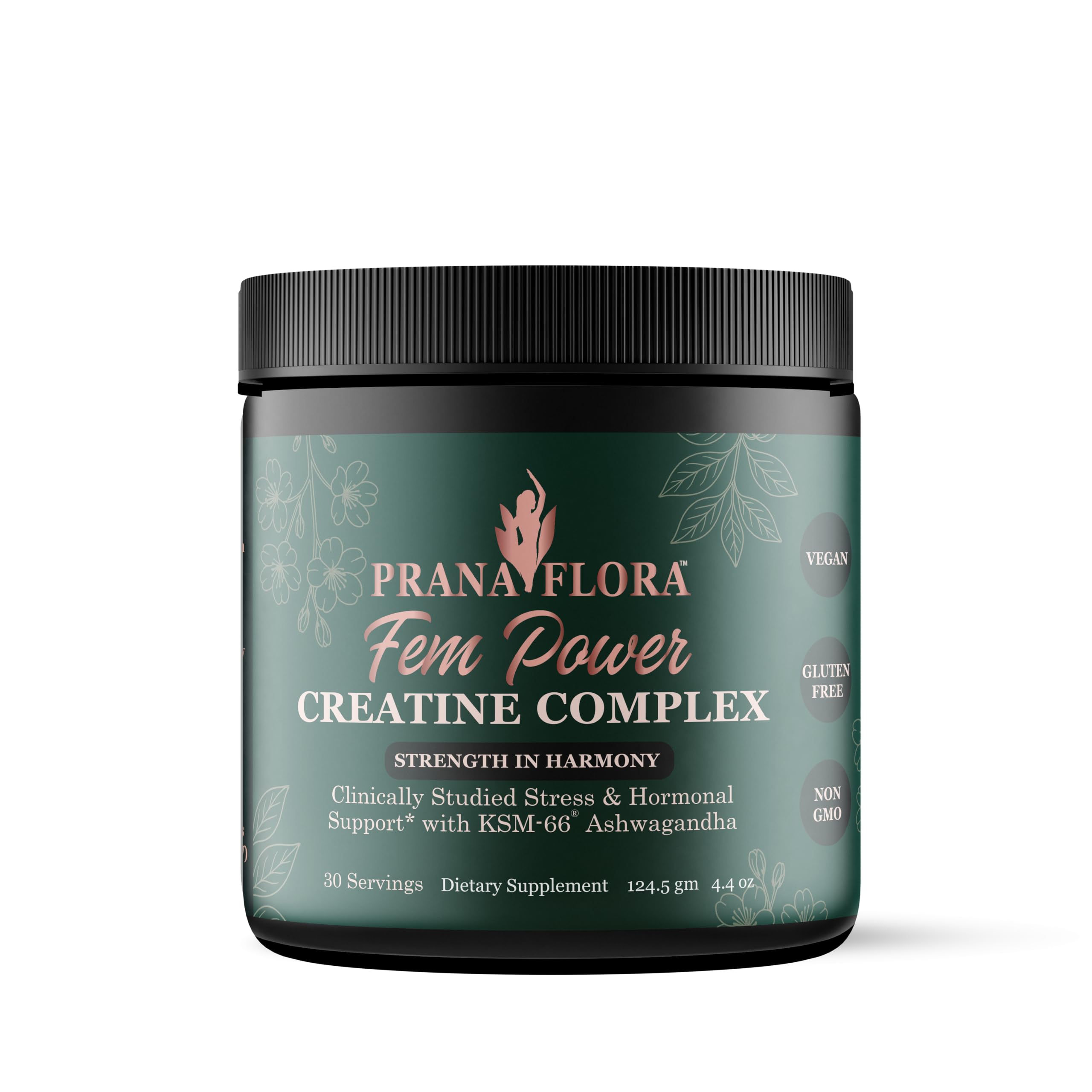 Prana Flora FemPower includes Vitamin D3 and Magnesium for health.