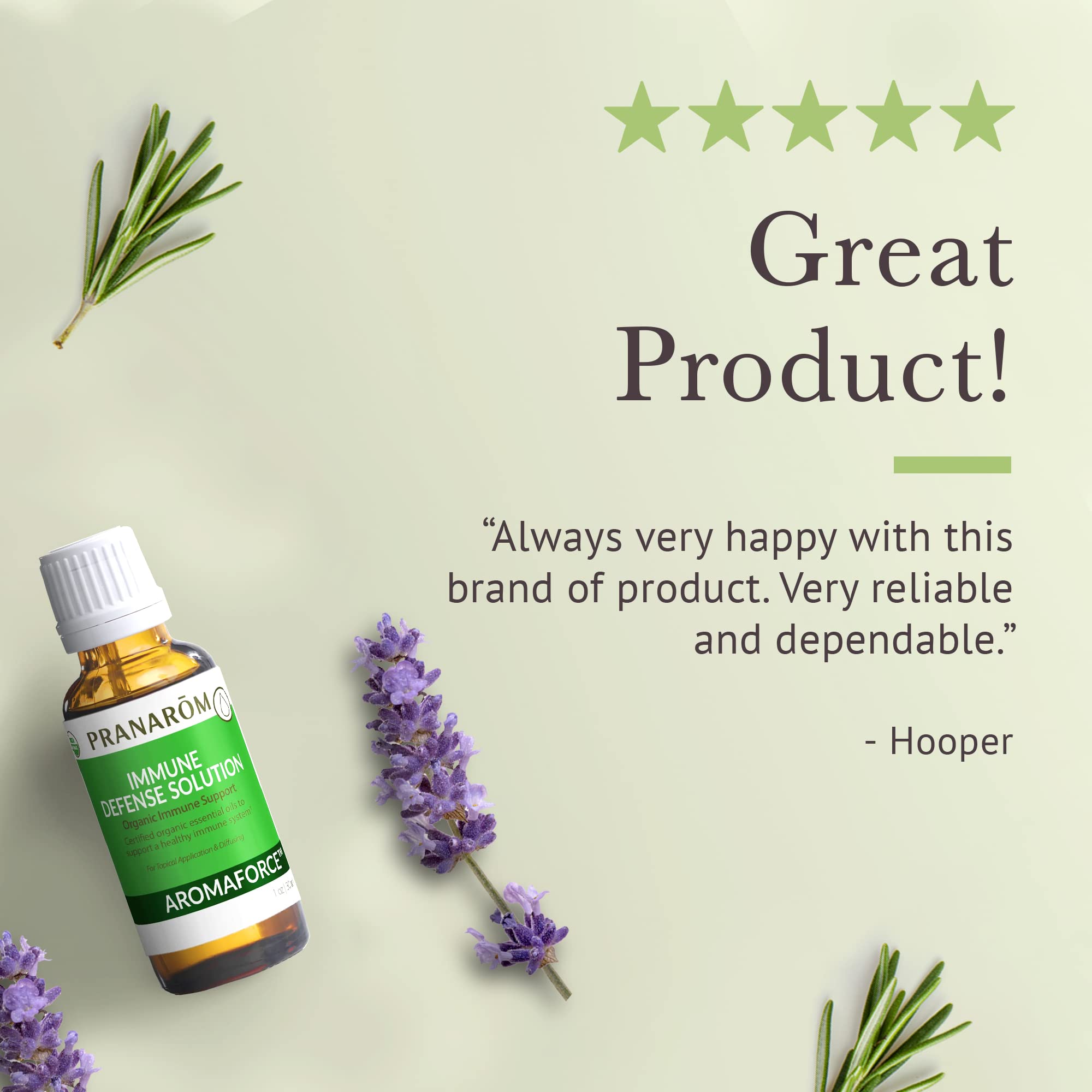 Pranarom Aromaforce Immune Defense 30ml bottle close-up with label