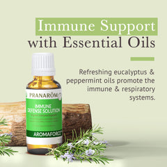 Pranarom Aromaforce Immune Defense rosemary sprig close-up for fresh aroma