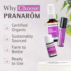 Natural cleaning boost with Pranarom Good Samaritan oil in spray.