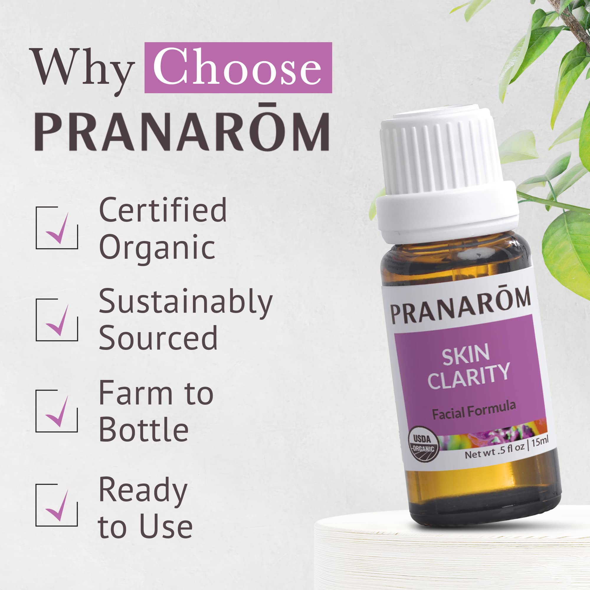 Pranarom Skin Clarity recyclable packaging ready for eco-friendly shipment.