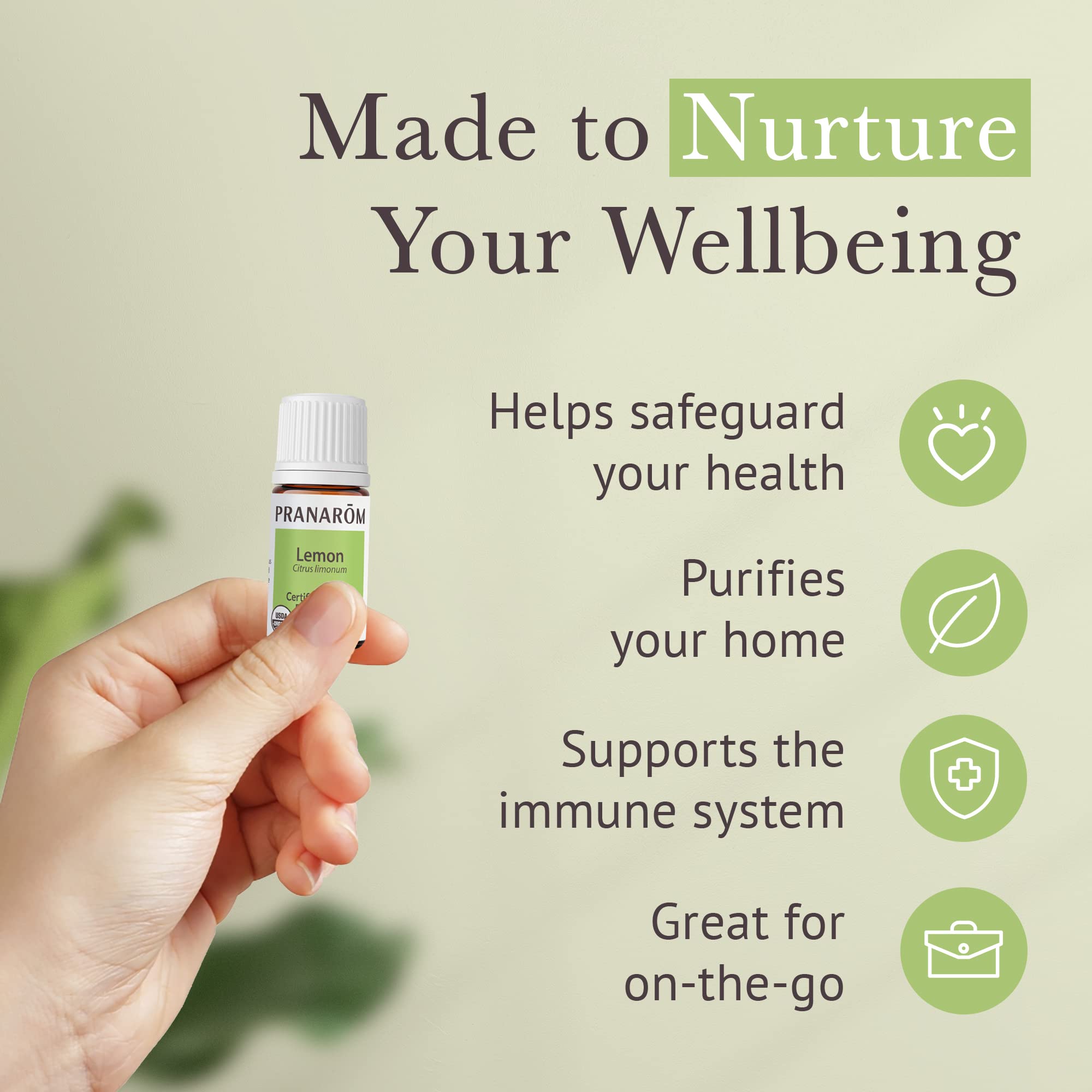 Pranarom sage 5ml bottle for grounding scent.