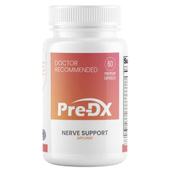 Pre-DX nerve support bottle with capsules for daily resilience