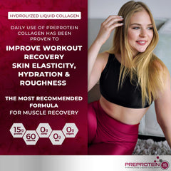 Pre-Protein bariatric-friendly liquid showcased for rapid absorption after surgery.