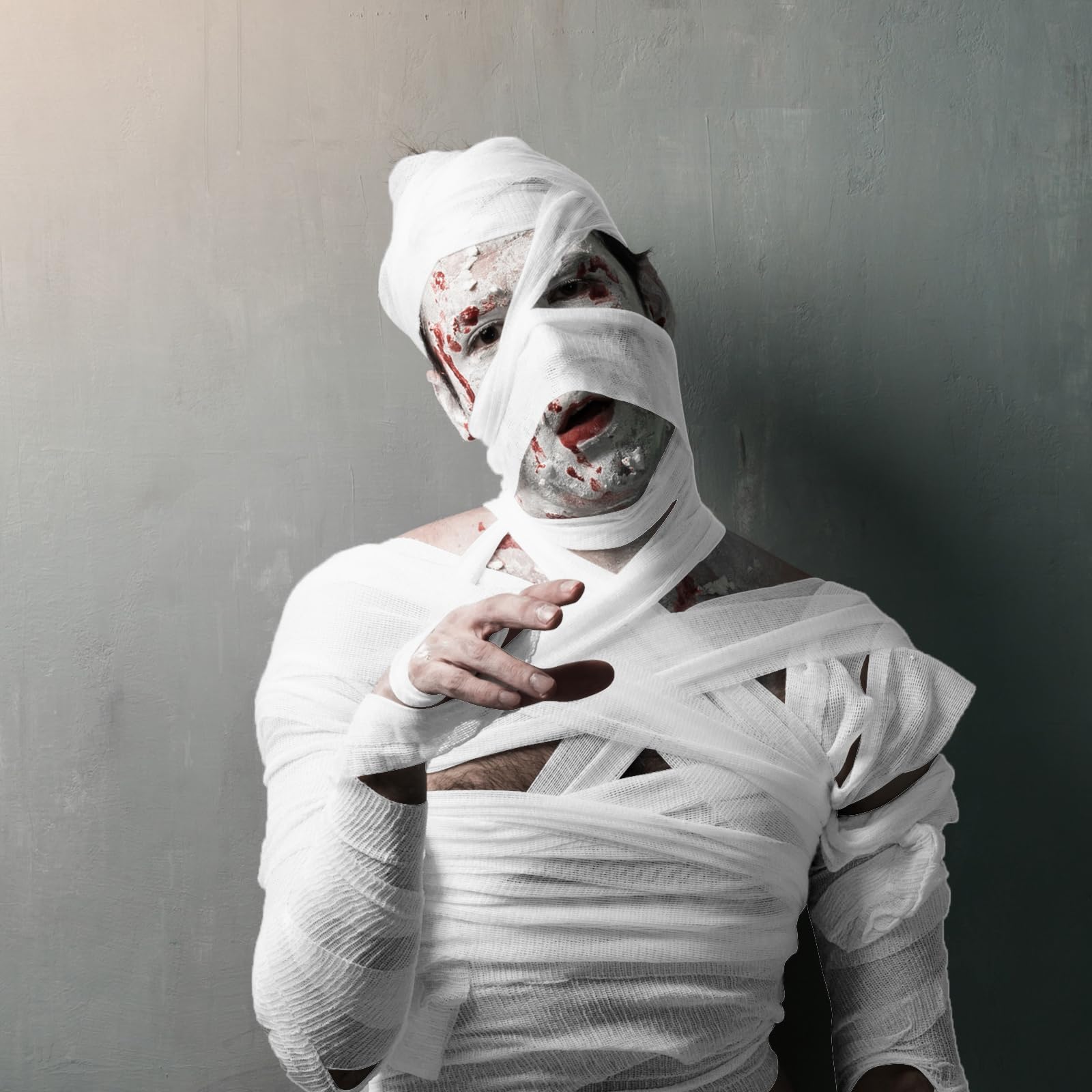 Preboun diy bloody gauze costume effect sparks creative makeovers.