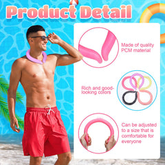 Preboun yellow neck cooling tube for quick personal cooling during workouts