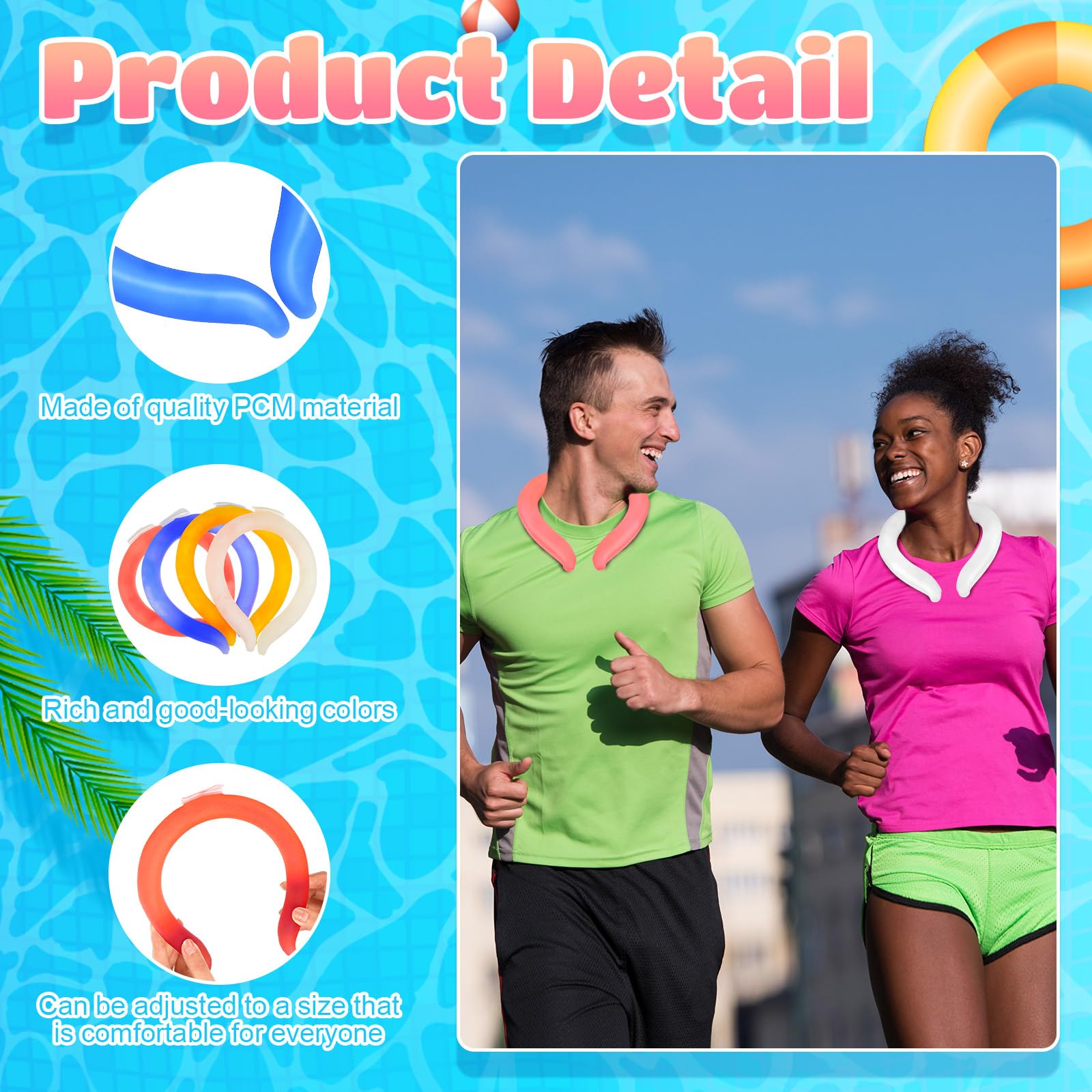 Preboun yellow neck cooling tube offers portable relief in hot weather