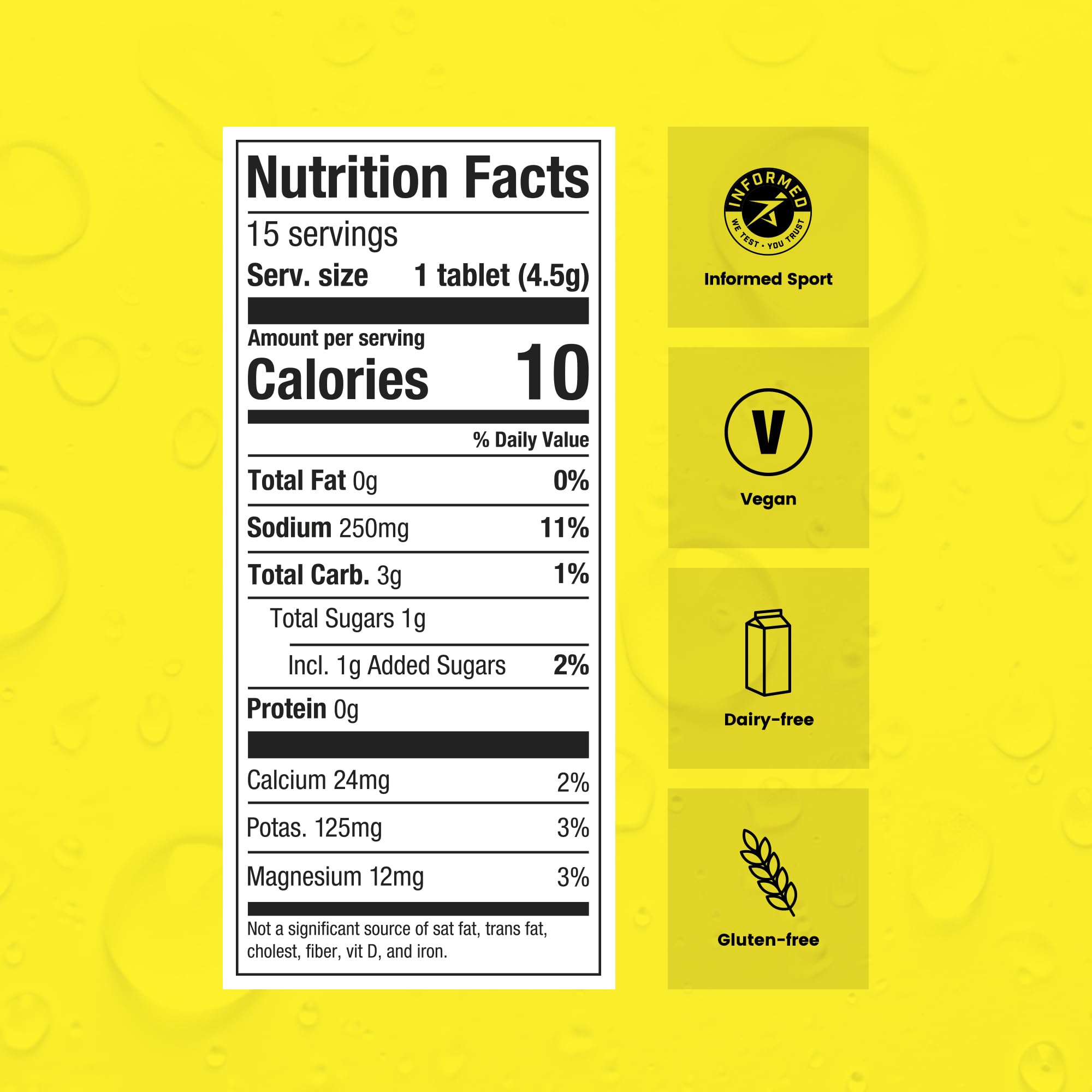 Precision Hydration strength range illustration for sodium intake