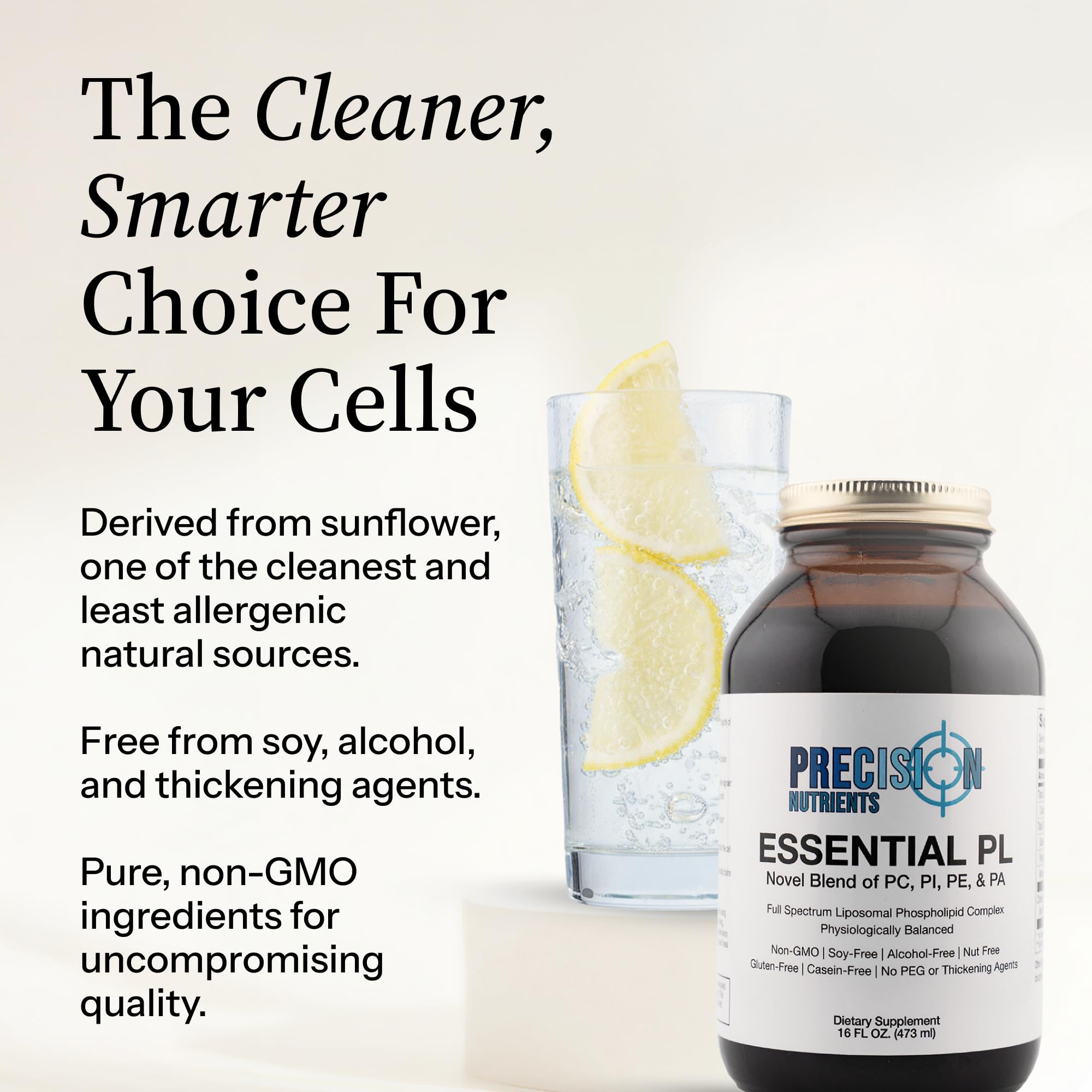 Visual suggests memory and focus support from the Precision Nutrients phospholipid blend.