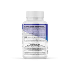 PREDIA Ultimate Blood Sugar label close-up emphasizes non-GMO and vegan ingredients.