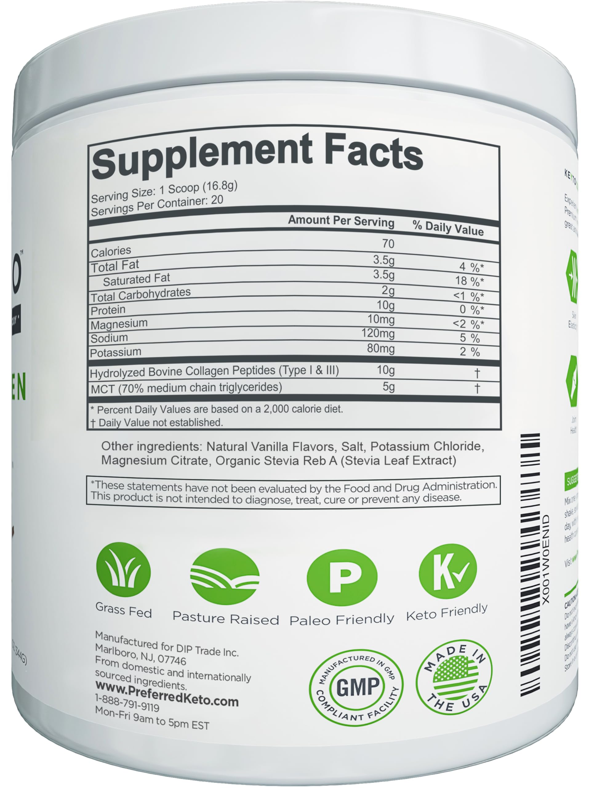 KeyTO coffee mix with collagen for keto-friendly morning boost