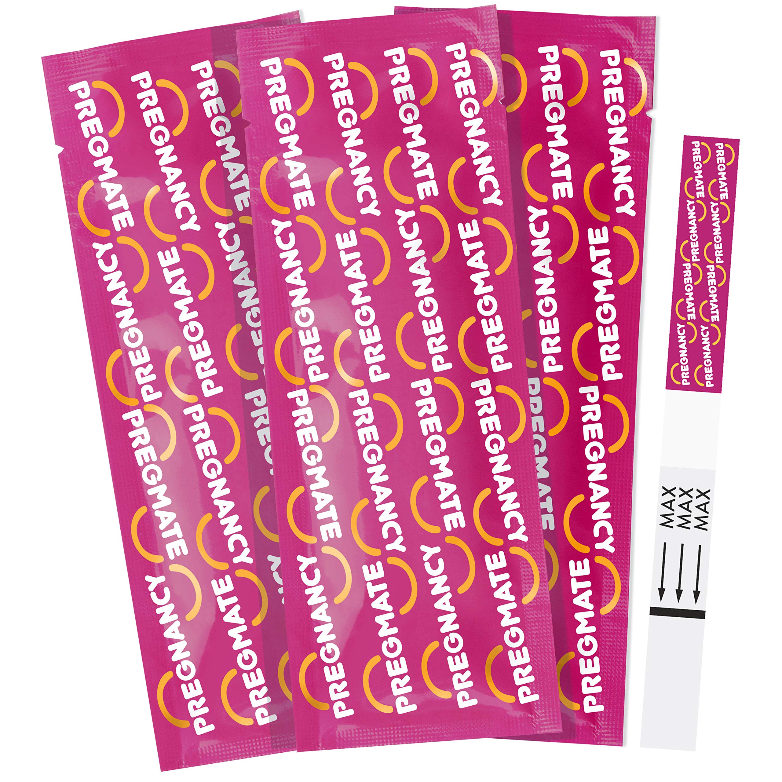 PREGMATE strips result window demonstrates easy-to-read outcomes.