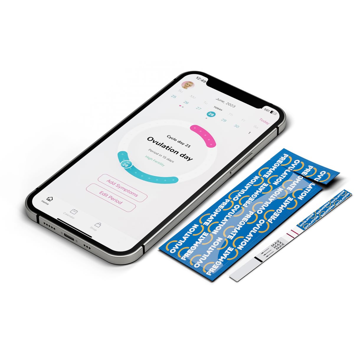PREGMATE urine collection dip-stick simplifies testing process.