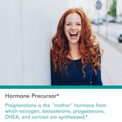 Nutricology pregnenolone lipid-matrix capsule image emphasizing optimized absorption.
