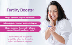 Pregnitude gluten-free label indicating dietary suitability.