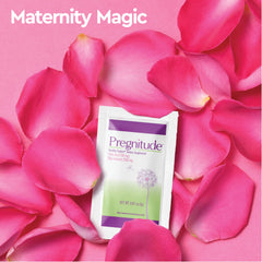 Pregnitude third-party tested badge on packaging for quality.