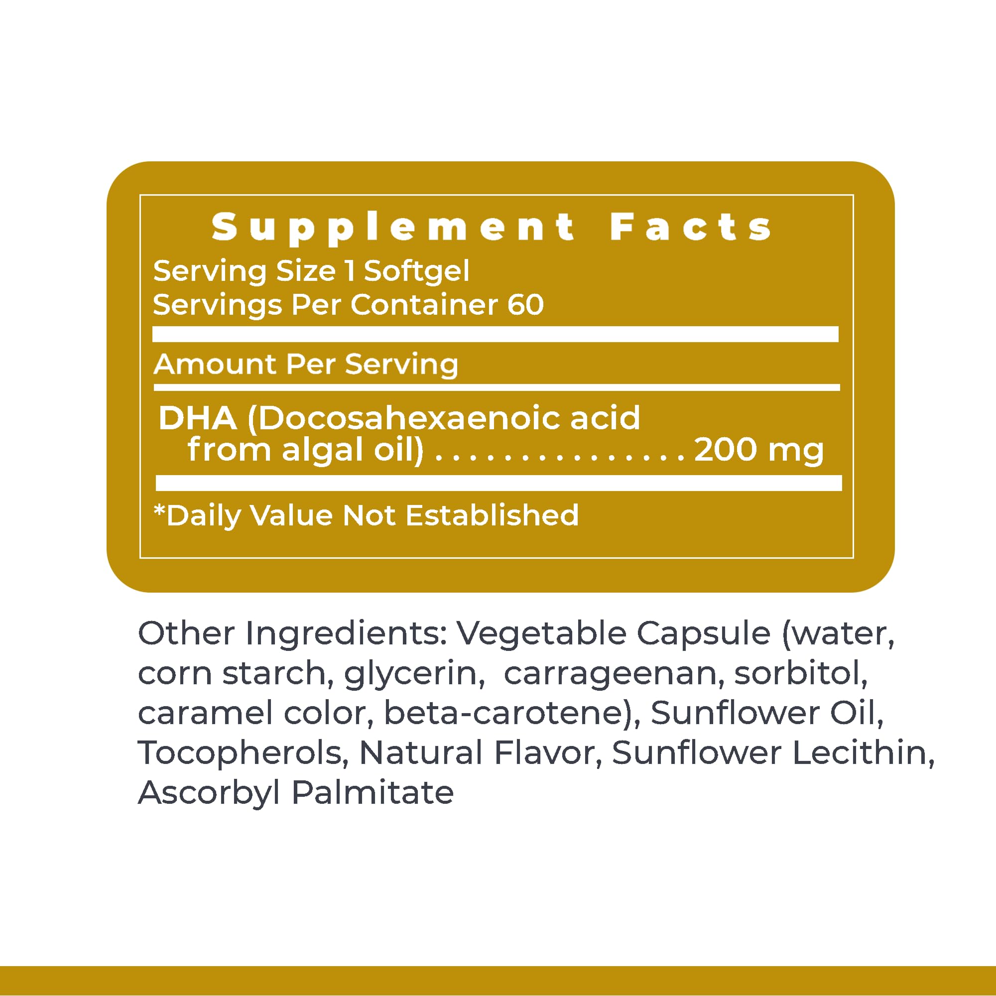 Premier DHA daily-use reminder shows routine capsule intake