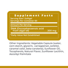 Premier DHA daily-use reminder shows routine capsule intake