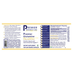 Premier Glutamine capsules in hand suitable for on-the-go use