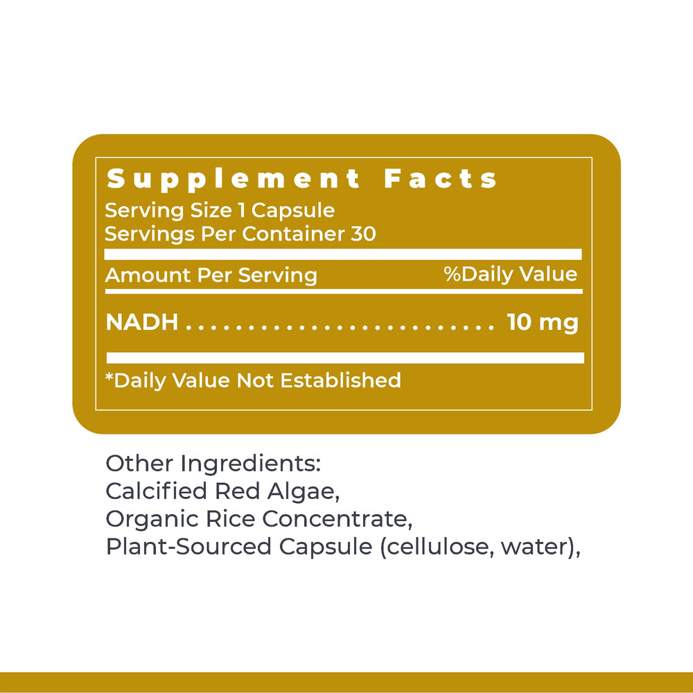 Premier Research Labs NADH with red algae highlights antioxidants for healthy cells