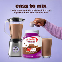 Premier Protein Chocolate Milkshake baking idea adds protein to treats.