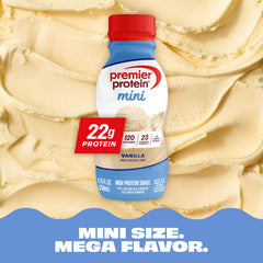 Premier Protein Minis Caramel pour a creamy, convenient option