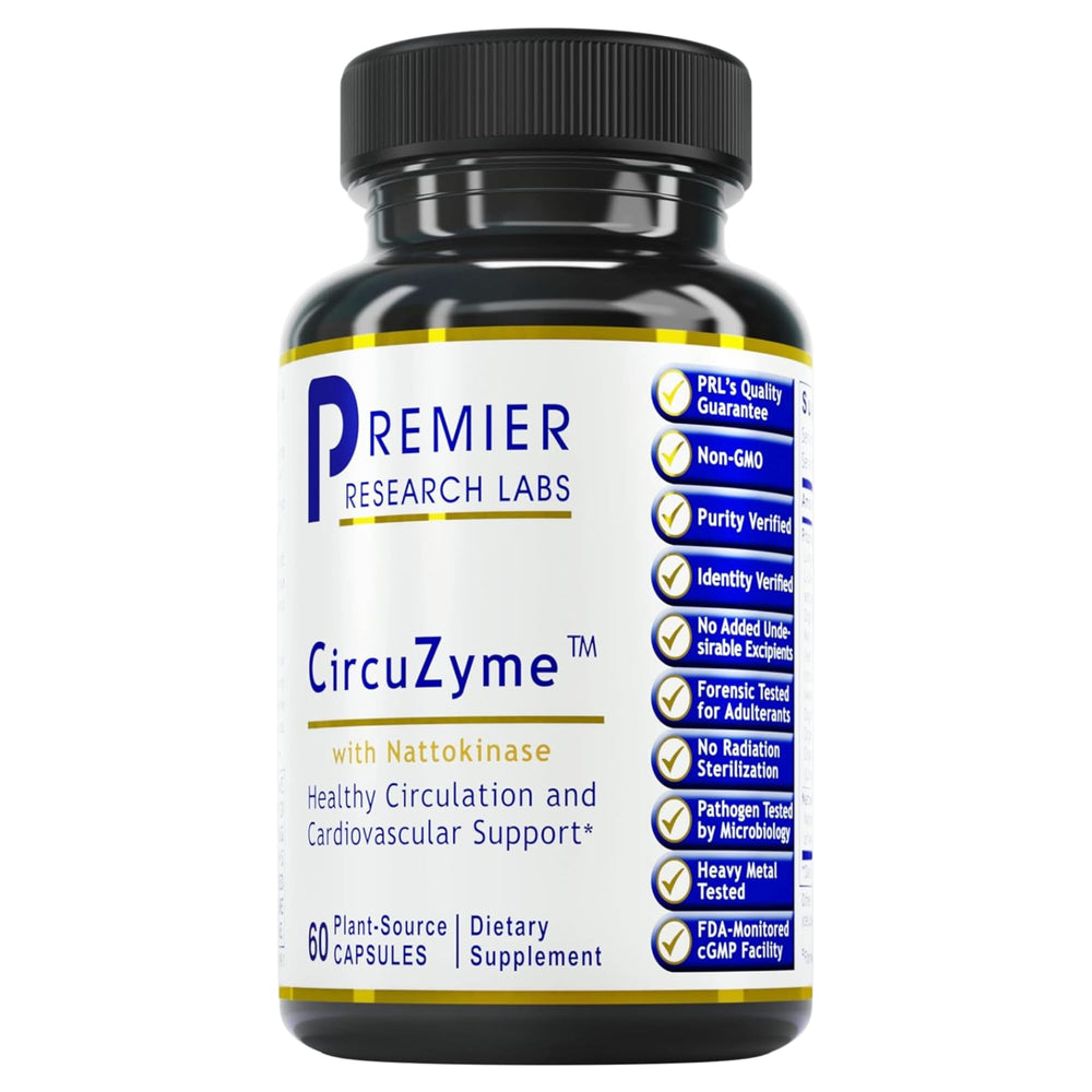 Premier Research Labs CircuZyme capsule with citrus diosmin for vascular support