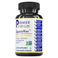 GastroVen bottle front by Premier Research Labs for daily digestive support