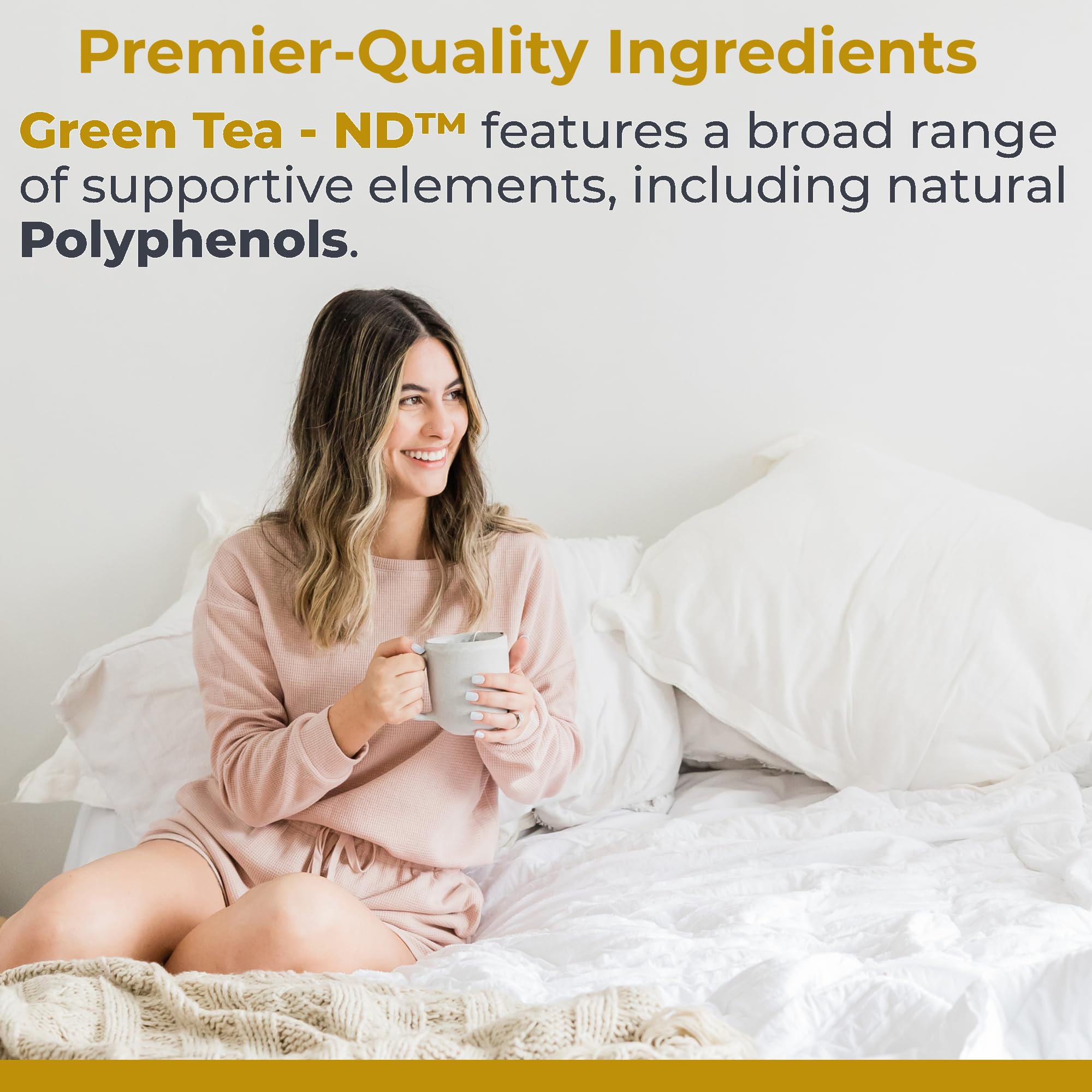 Premier Research Labs Green Tea-ND with probiotic culture and fermentation.