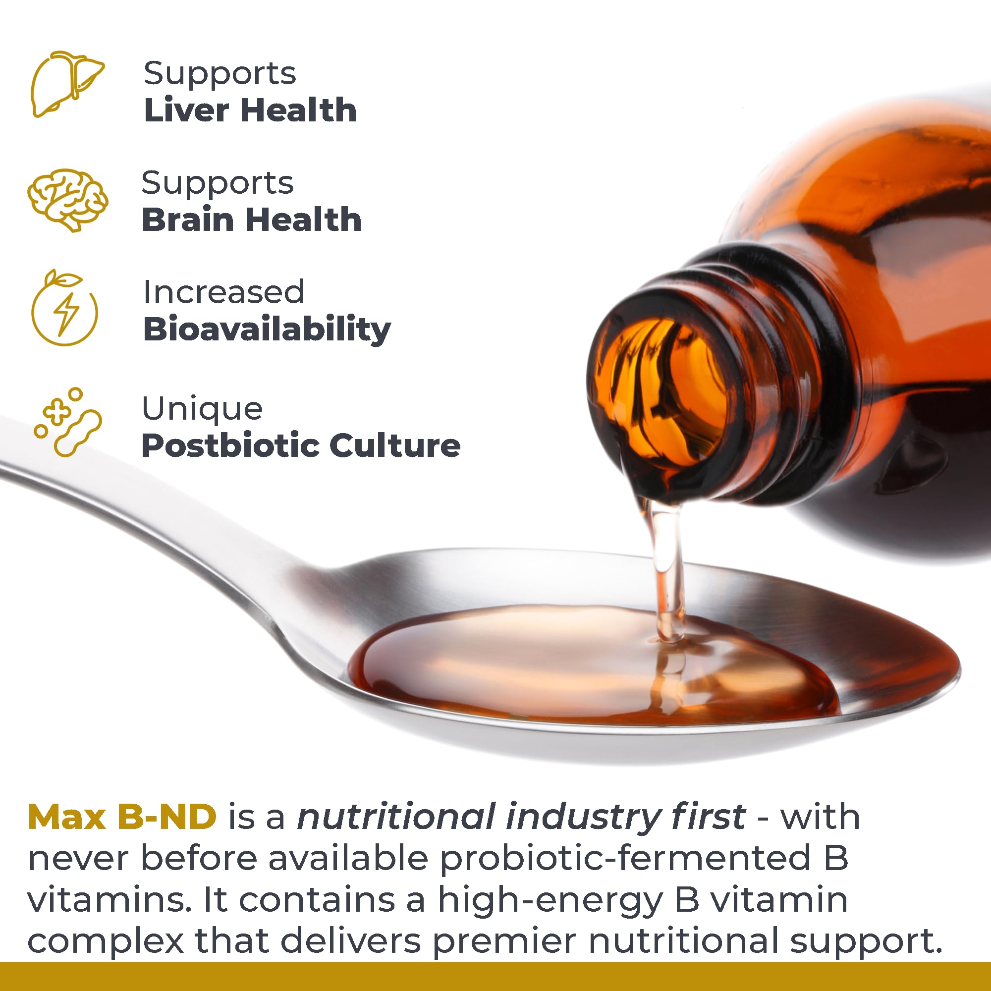 Closeup label emphasizes premium formulation and quality standards