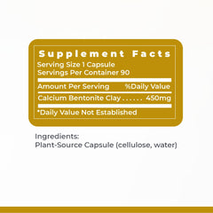Bottle on shelf of Medi-Clay-FX signals reliable daily detox support