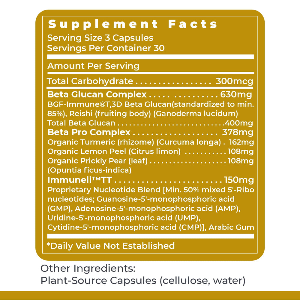 Nutrition label or information card emphasizes non-GMO and gluten-free purity.