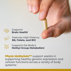 Premier Research Labs Phyto Methylate bottle pour demonstrates simple intake with water.